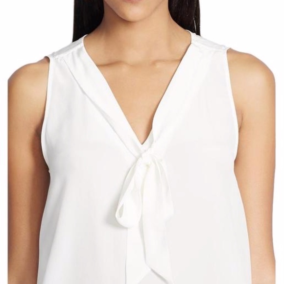 NWOT-Polo Ralph Lauren Silk Necktie Sleeveless Top - Picture 2 of 6